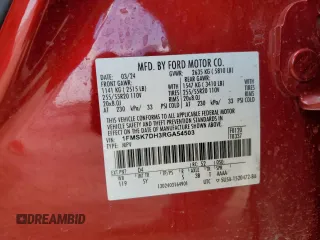2024 Ford Explorer XLT с VIN 1FMSK7DH3RGA54503, выставлен на аукционе Copart как лот 53033795 с пробегом 15 283 миль миль и Списание • Salvage title. История ставок и продаж доступна на DreamBid. Изображение 14.