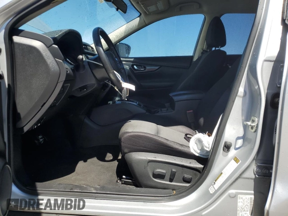 2017 Nissan Rogue SL with VIN JN8AT2MT5HW405585, listed as a Copart auction lot 49494535 with 93,390 mi miles and Non Repairable. Bid and sale history available at DreamBid. Image 7.