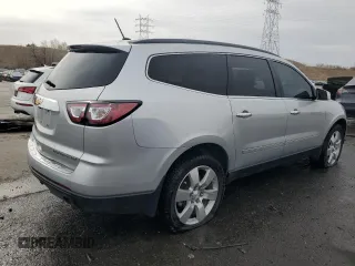 2015 Chevrolet Traverse LTZ with VIN 1GNKVJKD9FJ382751, listed as a Copart auction lot 50823015 with 131,877 mi miles and Salvage Title. Bid and sale history available at DreamBid. Image 3.