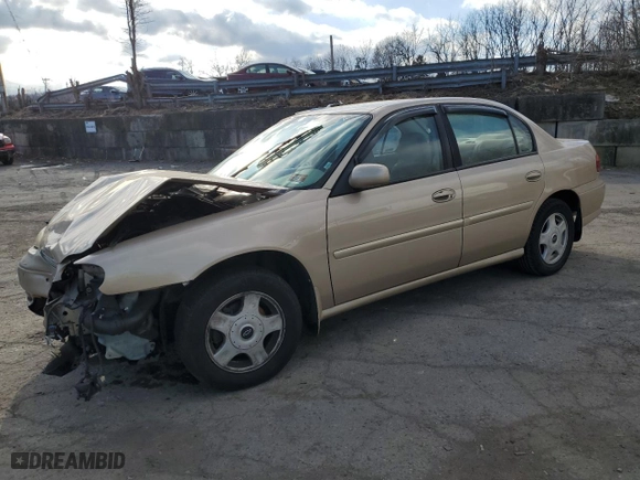 2001 Chevrolet Malibu LS with VIN 1G1NE52J516119440, listed as a Copart auction lot 88232735 with 0 mi miles and Salvage Title. Bid and sale history available at carsss.com. Image 1.