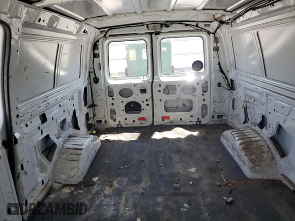 2009 Ford Econoline Cargo Commercial with VIN 1FTNE14W99DA93361, listed as a Copart auction lot 61009574 with 299,496 mi miles and Salvage Title. Bid and sale history available at DreamBid. Image 10.