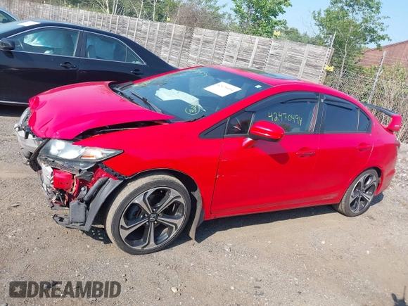 2014 Honda Civic Si with VIN 2HGFB6E55EH705800, listed as a IAAI auction lot 42470494 with 129,067 mi miles and . Bid and sale history available at DreamBid. Image 14.