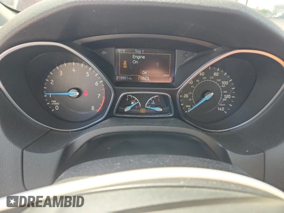 2016 Ford Focus SE with VIN 1FADP3F29GL353309, listed as a Copart auction lot 61203595 with 219,951 mi miles and Non repairable. Bid and sale history available at DreamBid. Image 9.