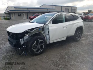 2024 Hyundai Tucson Limited с VIN 5NMJECDE7RH295754, выставлен на аукционе Copart как лот 58472635 с пробегом 25 544 миль миль и Списание • Salvage title. История ставок и продаж доступна на DreamBid. Изображение 1.