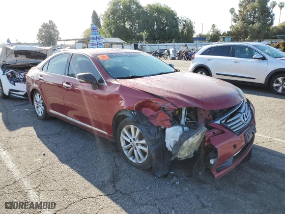2010 Lexus ES 350 with VIN JTHBK1EG2A2348868, listed as a Copart auction lot 51092255 with 0 mi miles and Salvage Title. Bid and sale history available at carsss.com. Image 4.