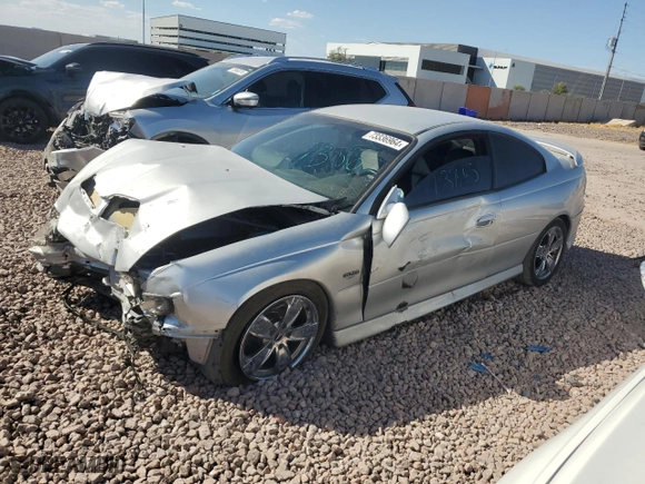 2006 Pontiac GTO with VIN 6G2VX12U86L519612, listed as a Copart auction lot 73336964 with NaN miles and Salvage Title. Bid and sale history available at carsss.com. Image 1.