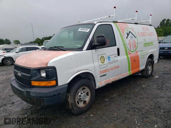 2006 Chevrolet Express Cargo z VIN 1GCGG25V161214847, wystawiony jako Copart lot #59890395 z przebiegiem 145 720 mil mil oraz Czysty tytuł • Clean title. Historia ofert i sprzedaży dostępna na DreamBid. Obrazek 1.