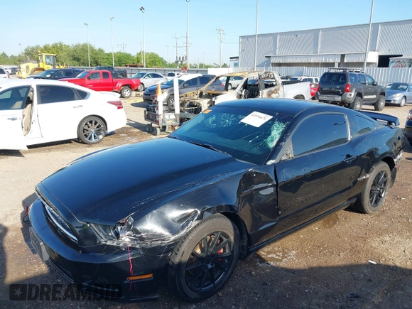 2014 Ford Mustang V6 with VIN 1ZVBP8AM9E5200757, listed as a IAAI auction lot 41976671 with 125,058 mi miles. Bid and sale history available at carsss.com. Image 6.