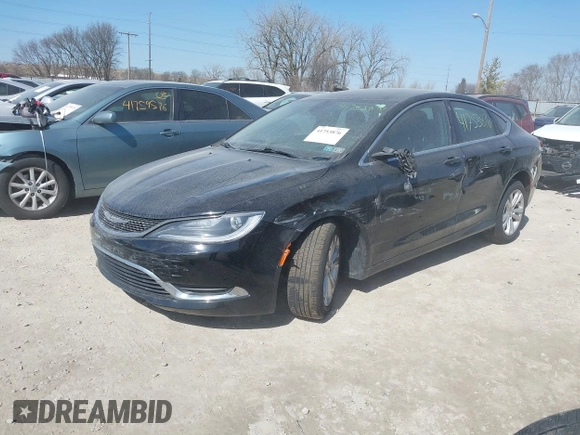 2016 Chrysler 200 Limited with VIN 1C3CCCAB4GN120262, listed as a IAAI auction lot 41753876 with 157,778 mi miles. Bid and sale history available at carsss.com. Image 17.
