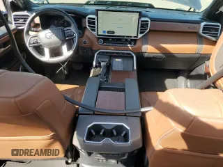 2022 Toyota Tundra 1794 Edition with VIN 5TFMA5DBXNX051060, listed as a Copart auction lot 50663135 with 27,635 mi miles and Salvage title. Bid and sale history available at DreamBid. Image 8.