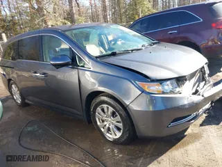 2016 Honda Odyssey EX with VIN 5FNRL5H47GB166319, listed as a IAAI auction lot 41572226 with 81,043 mi miles. Bid and sale history available at carsss.com. Image 1.