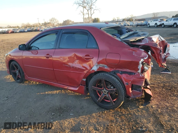 2009 Toyota Corolla XRS with VIN 1NXBE40E09Z159860, listed as a Copart auction lot 42563605 with 183,694 mi miles and Salvage Title. Bid and sale history available at carsss.com. Image 2.