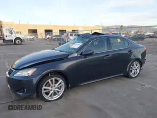 2007 Lexus IS with VIN JTHBK262472056379, listed as a IAAI auction lot 41144538 with 244,693 mi miles. Bid and sale history available at carsss.com. Image 2.