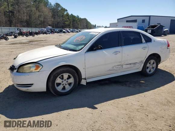 2009 Chevrolet Impala LT with VIN 2G1WT57KX91119044, listed as a Copart auction lot 47419145 with 249,593 mi miles and Salvage Title. Bid and sale history available at DreamBid. Image 1.