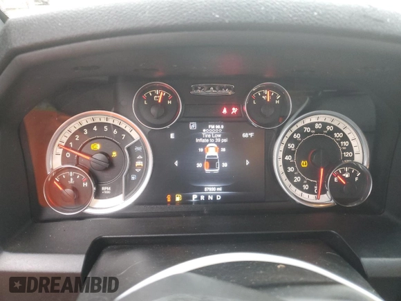 2021 Ram 1500 Classic Warlock with VIN 1C6RR7GT0MS514972, listed as a Copart auction lot 51106725 with 57,920 mi miles and Salvage Title. Bid and sale history available at carsss.com. Image 9.