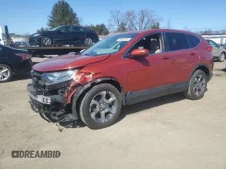 2018 Honda CR-V EX with VIN 2HKRW2H58JH645615, listed as a Copart auction lot 48542325 with 149,873 mi miles and Salvage Title. Bid and sale history available at carsss.com. Image 1.