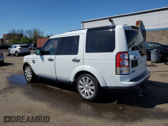 2013 Land Rover LR4 HSE with VIN SALAG2D43DA658302, listed as a Copart auction lot 54530325 with 130,614 mi miles and Salvage title. Bid and sale history available at DreamBid. Image 2.