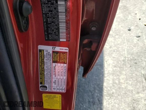 2013 Toyota Corolla L with VIN 2T1BU4EE1DC103738, listed as a Copart auction lot 55077135 with 122,923 mi miles and Salvage Title. Bid and sale history available at DreamBid. Image 12.