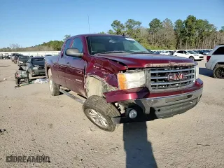 2013 GMC Sierra 1500 SLE with VIN 1GTR1VE05DZ259918, listed as a Copart auction lot 45187735 with 107,852 mi miles and Salvage Title. Bid and sale history available at carsss.com. Image 10.