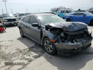 2018 Honda Civic Sedan LX with VIN 2HGFC2F57JH564095, listed as a Copart auction lot 48989425 with 167,925 mi miles and Salvage Title. Bid and sale history available at carsss.com. Image 11.