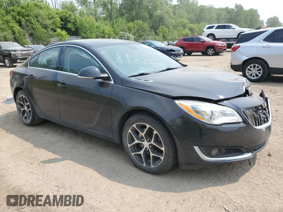 2017 Buick Regal Sport Touring with VIN 2G4GL5EX6H9130595, listed as a Copart auction lot 59283445 with 93,338 mi miles and Clean title. Bid and sale history available at DreamBid. Image 4.