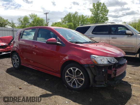 2017 Chevrolet Sonic LT z VIN 1G1JD6SH0H4128217, wystawiony jako Copart lot #55092485 z przebiegiem 41 545 mil mil oraz Szkoda całkowita • Salvage title. Historia ofert i sprzedaży dostępna na DreamBid. Obrazek 4.