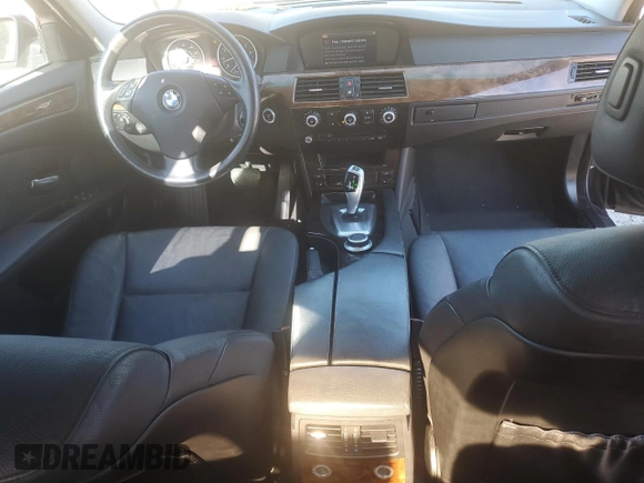 2008 BMW 5 Series 535i with VIN WBANW13578CZ81551, listed as a Copart auction lot 43568245 with 166,557 mi miles and Salvage Title. Bid and sale history available at carsss.com. Image 8.