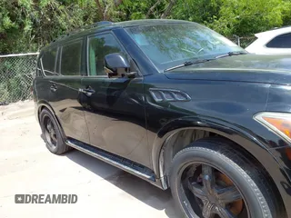 2012 Infiniti QX56 7-passenger with VIN JN8AZ2NFXC9519144, listed as a IAAI auction lot 42061647 with 1 mi miles. Bid and sale history available at carsss.com. Image 14.