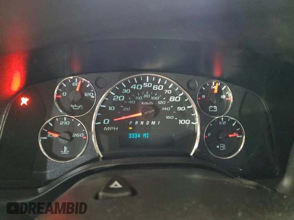 2024 Chevrolet Express Cargo with VIN 1GCWGAFP1R1195761, listed as a Copart auction lot 84272694 with 3,334 mi miles and Clean title. Bid and sale history available at DreamBid. Image 9.
