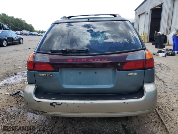 2002 Subaru Legacy Wagon Outback H6 L.L. Bean Edition with VIN 4S3BH806927650086, listed as a Copart auction lot 70796904 with 254,649 mi miles and Salvage Title. Bid and sale history available at carsss.com. Image 6.
