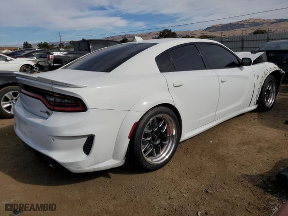 2017 Dodge Charger SRT Hellcat with VIN 2C3CDXL91HH601756, listed as a Copart auction lot 75536384 with 65,396 mi miles and Non Repairable. Bid and sale history available at carsss.com. Image 3.