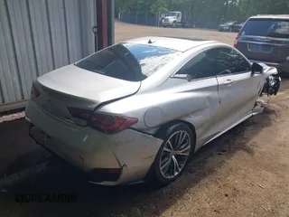 2019 Infiniti Q60 Luxe with VIN JN1EV7EL7KM290268, listed as a IAAI auction lot 42331261 with 95,402 mi miles and . Bid and sale history available at DreamBid. Image 4.