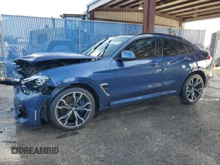 2020 BMW X4 M Competition z VIN 5YMUJ0C0XL9B03463, wystawiony jako Copart lot #73372744 z przebiegiem Nie podano mil oraz Szkoda całkowita • Salvage title. Historia ofert i sprzedaży dostępna na DreamBid. Obrazek 1.