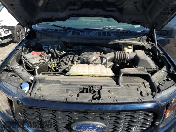 2023 Ford F-150 XL with VIN 1FTFW1E55PKD59670, listed as a Copart auction lot 48297005 with 20,668 mi miles and Salvage Title. Bid and sale history available at carsss.com. Image 11.