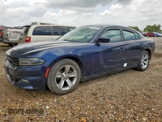 2015 Dodge Charger SXT z VIN 2C3CDXHG9FH814832, wystawiony jako Copart lot #59194205 z przebiegiem 107 487 mil mil oraz Szkoda całkowita • Salvage title. Historia ofert i sprzedaży dostępna na DreamBid. Obrazek 1.