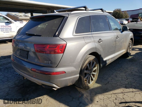 2018 Audi Q7 Premium with VIN WA1AAAF76JD013013, listed as a Copart auction lot 38242263 with 54,725 mi miles and . Bid and sale history available at DreamBid. Image 3.