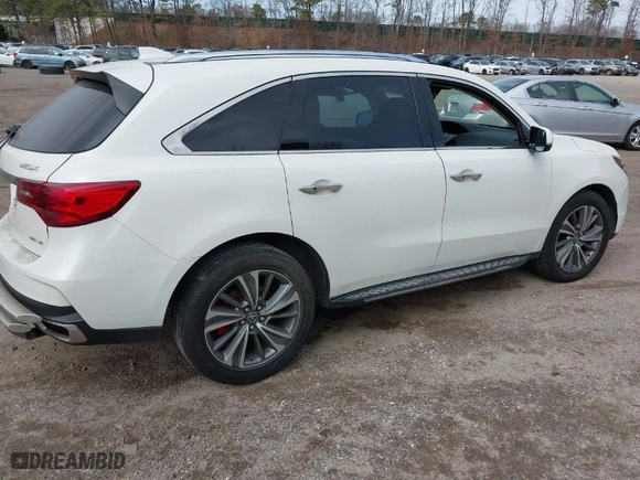 2017 Acura MDX w/Technology Pkg with VIN 5FRYD4H58HB021477, listed as a IAAI auction lot 41859957 with 43,298 mi miles. Bid and sale history available at carsss.com. Image 4.