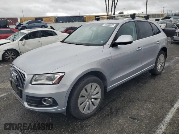 2015 Audi Q5 Hybrid Prestige with VIN WA1C8AFP4FA088659, listed as a Copart auction lot 48905665 with 104,954 mi miles and Clean title. Bid and sale history available at DreamBid. Image 1.