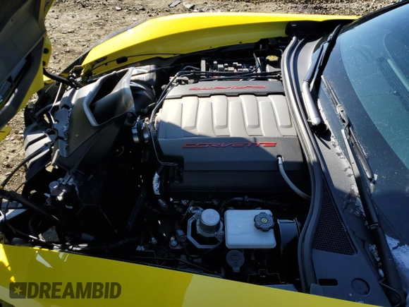 2017 Chevrolet Corvette Grand Sport 2LT with VIN 1G1YY2D71H5100758, listed as a Copart auction lot 46298855 with 25,501 mi miles and Salvage Title. Bid and sale history available at carsss.com. Image 11.