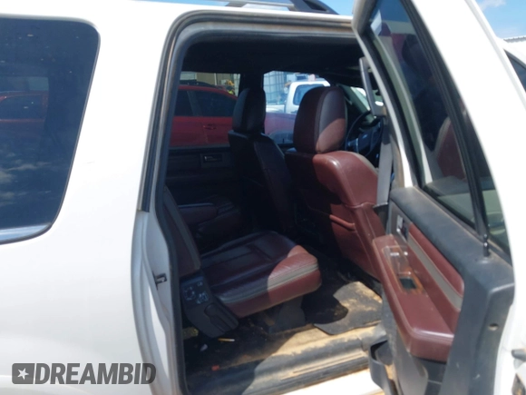 2015 Ford Expedition Max Platinum with VIN 1FMJK1MTXFEF30329, listed as a IAAI auction lot 42410300 with 184,119 mi miles and . Bid and sale history available at DreamBid. Image 8.