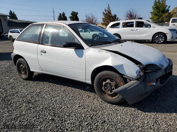 1997 Chevrolet Metro with VIN 2C1MR226XV6753048, listed as a Copart auction lot 74398314 with NaN miles and Salvage Title. Bid and sale history available at carsss.com. Image 4.