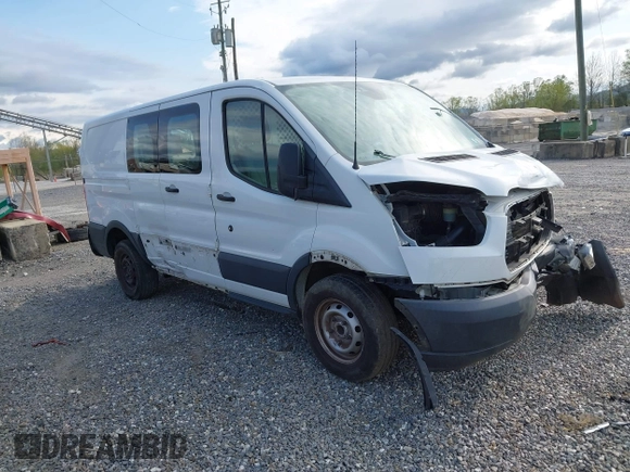 2016 Ford Transit Cargo with VIN 1FTYR1ZM2GKA38963, listed as a IAAI auction lot 42027447 with 70,659 mi miles and . Bid and sale history available at DreamBid. Image 1.