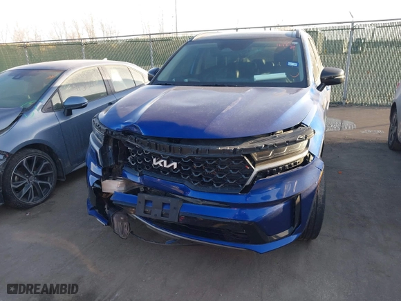 2022 Kia Sorento SX with VIN 5XYRKDLF4NG114223, listed as a IAAI auction lot 41492146 with 55,983 mi miles. Bid and sale history available at carsss.com. Image 12.