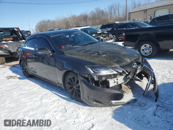 2009 Lexus IS 250 with VIN JTHCK262092030580, listed as a Copart auction lot 87712785 with 171,343 mi miles and Salvage Title. Bid and sale history available at DreamBid. Image 4.