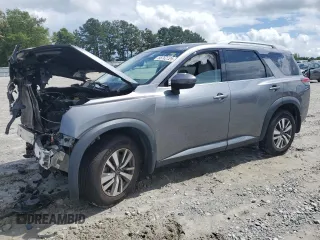 2022 Nissan Pathfinder SL with VIN 5N1DR3CC3NC255290, listed as a Copart auction lot 58762725 with 45,623 mi miles and Salvage title. Bid and sale history available at DreamBid. Image 1.