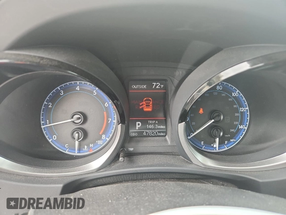 2016 Toyota Corolla L with VIN 5YFBURHE1GP533184, listed as a Copart auction lot 59697975 with 47,820 mi miles and Salvage title. Bid and sale history available at DreamBid. Image 9.