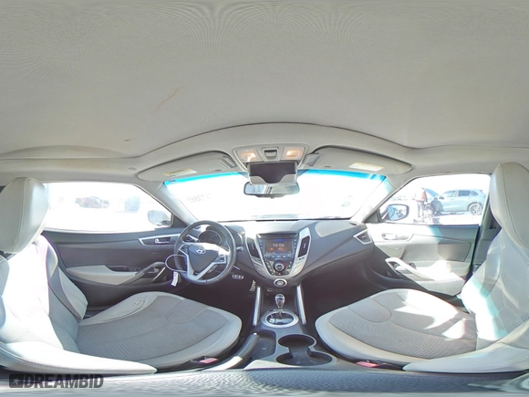 2012 Hyundai Veloster w/Black Int with VIN KMHTC6AD0CU054402, listed as a Copart auction lot 47473865 with 144,866 mi miles and Salvage Title. Bid and sale history available at carsss.com. Image 15.