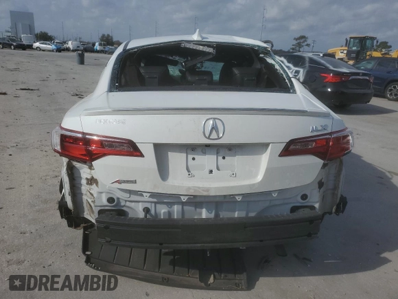 2018 Acura ILX Premium with VIN 19UDE2F8XJA004887, listed as a Copart auction lot 44976425 with Not provided miles and Salvage title. Bid and sale history available at DreamBid. Image 6.