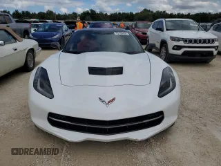 2015 Chevrolet Corvette Z51 2LT with VIN 1G1YK2D73F5102073, listed as a Copart auction lot 73709434 with 0 mi miles and Salvage Title. Bid and sale history available at carsss.com. Image 5.
