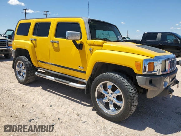 2007 Hummer H3 SUV with VIN 5GTDN13E378134277, listed as a Copart auction lot 56284205 with 135,534 mi miles and Clean Title. Bid and sale history available at DreamBid. Image 4.